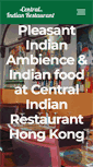 Mobile Screenshot of centralindianrestaurant.com.hk